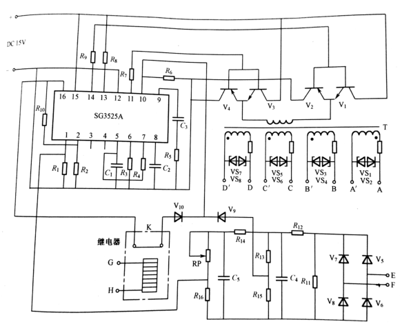輸出,加温,变频电源,电源电路,电磁线圈 . 感应加热机变频电源原理与电路原理图